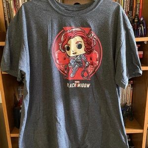 Black Widow Funko Pop T Shirt